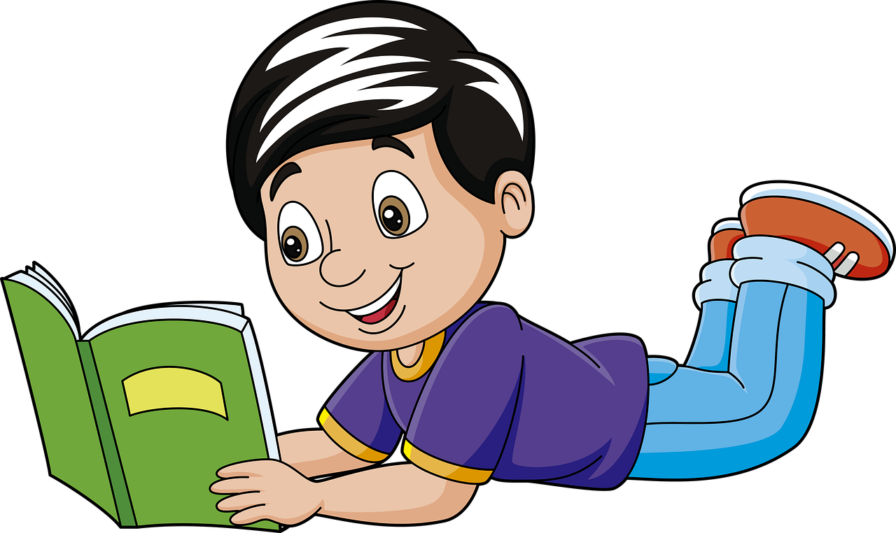 student boy reading book studying 5730767